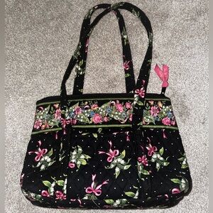 Vera Bradley Black & Pink Floral purse